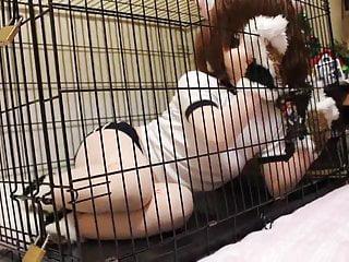 Kehlenfick mit kigurumi Bondage und atemspiele