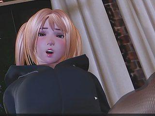 Lass uns spielen - die perfekte Puppe auf dem Sofa die Löcher ficken