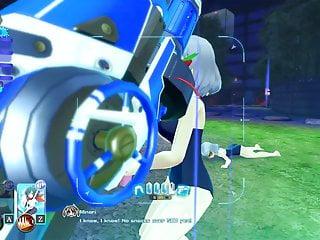 Sie spielt am Strand mit ihren Zehen