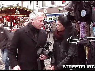 Amateurin wird beim Casting in den Arsch gefickt