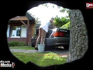 Teenie Girl wird von der versteckten Kamera gefilmt