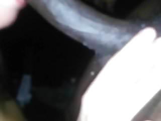 Schwarz und geil gefickt mit Gina spritzt ab